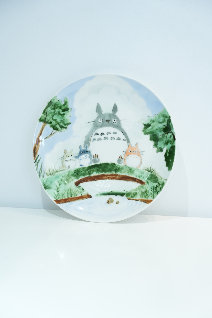 Totoro ceramic plate