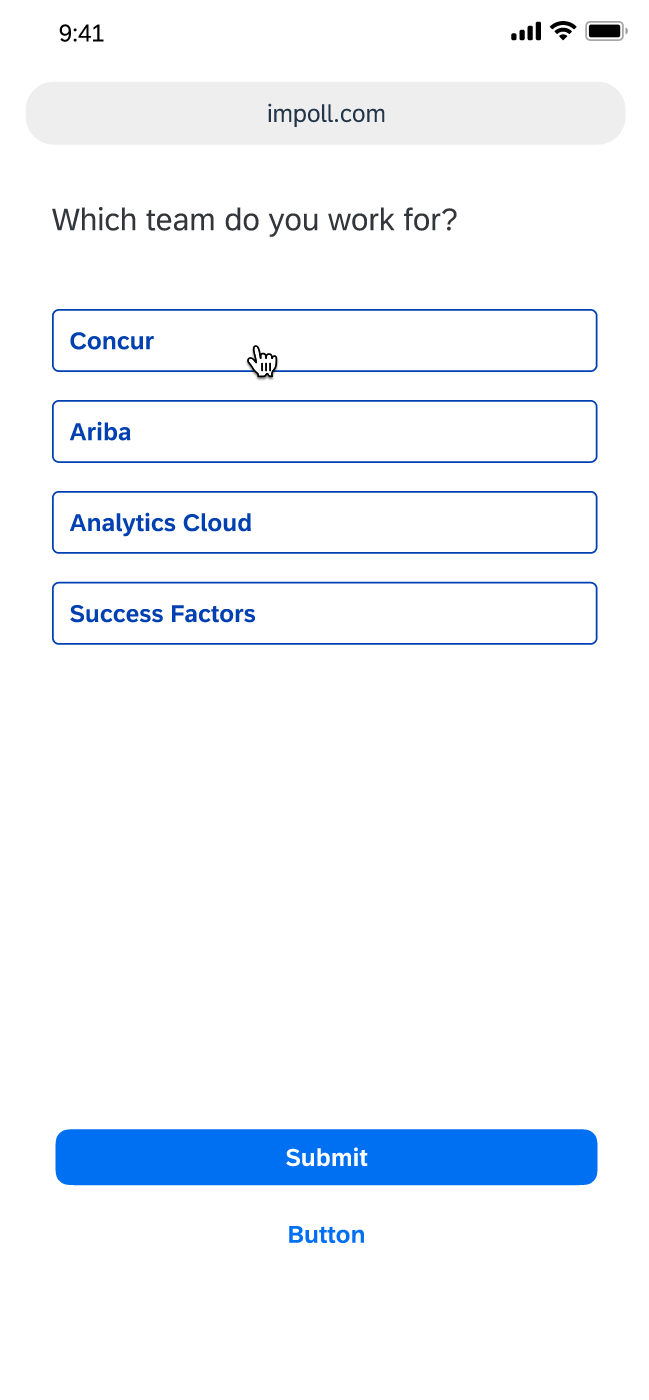 Audience participating in live polls