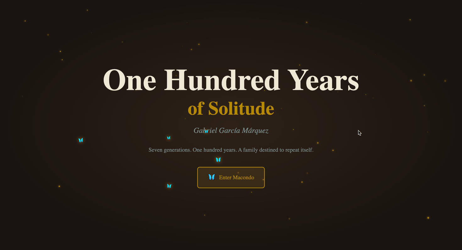 Living Macondo interactive demo